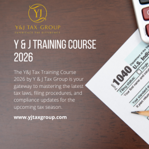 Y&J Tax Training Course 2026